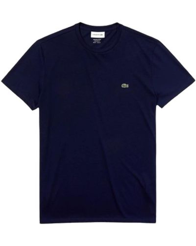 Lacoste Navy jersey t-shirt - Blau