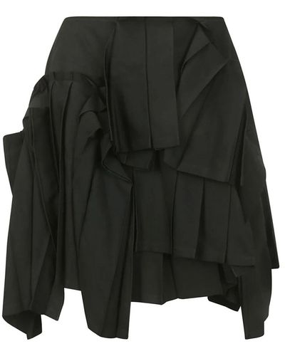 Yohji Yamamoto Short Skirts - Black