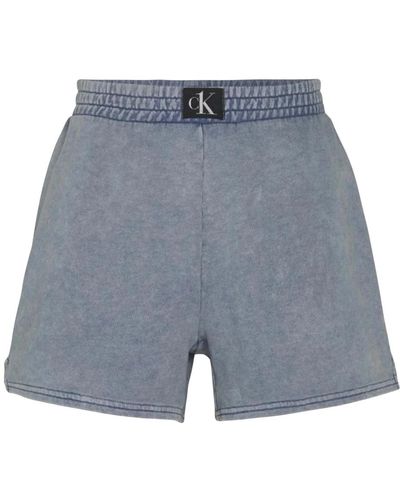 Calvin Klein Shorts > short shorts - Bleu