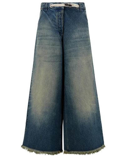 Moncler Wide jeans - Blau
