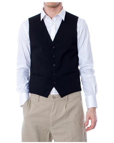 SELECTED Suit vests - Blu