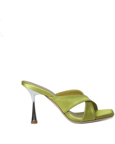 Giuliano Galiano Shoes > heels > heeled mules - Jaune