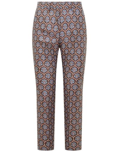 Etro Slim-Fit Trousers - Grey