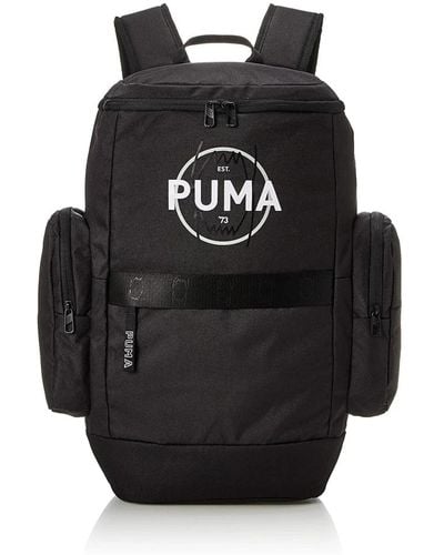 PUMA Basketball-rucksack mit frontprint und mehreren fächern - Schwarz