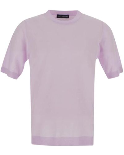 Ballantyne Knit Crew Neck T-Shirt - Lila