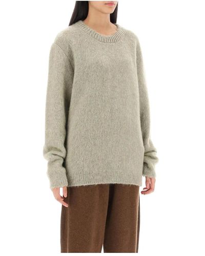 Lemaire Knitwear > round-neck knitwear - Gris
