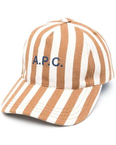 A.P.C. Caps - Natural