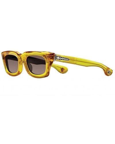 Chrome Hearts Goldene shower steezin sonnenbrille - Gelb