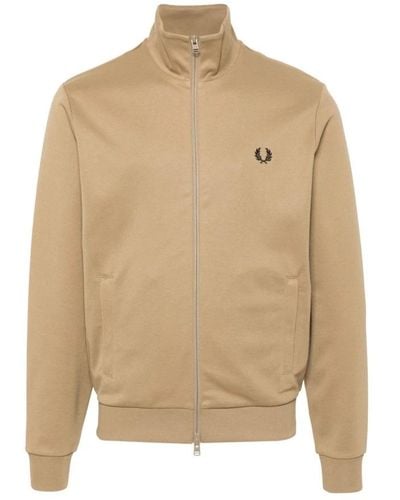 Fred Perry Zip-Throughs - Natural
