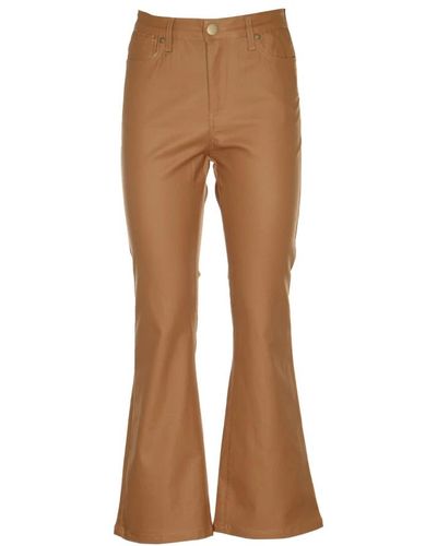 FEDERICA TOSI Trousers > wide trousers - Marron