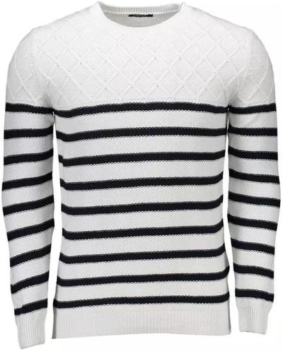 Guess Round-Neck Knitwear - White