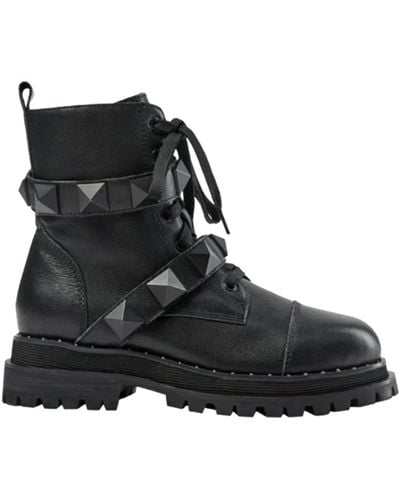 Sofie Schnoor Lace-Up Boots - Black