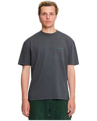 Palmes Schwarzes logo t-shirt - Grau