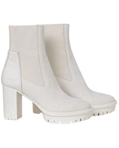 COPENHAGEN Heeled Boots - White
