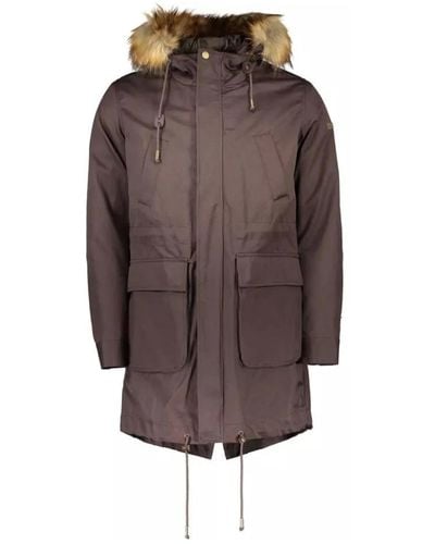 Guess Winter Jackets - Brown