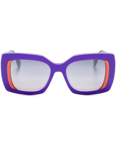 Face A Face Sunglasses - Purple