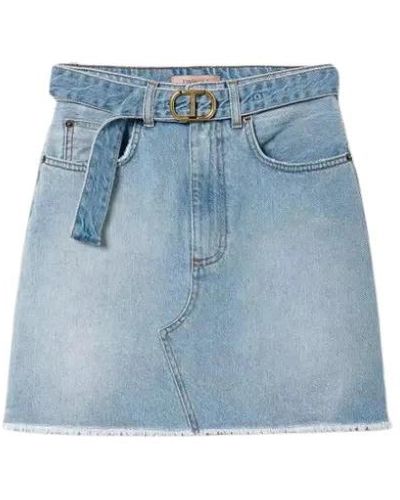 Twin Set Denim shorts - Azul