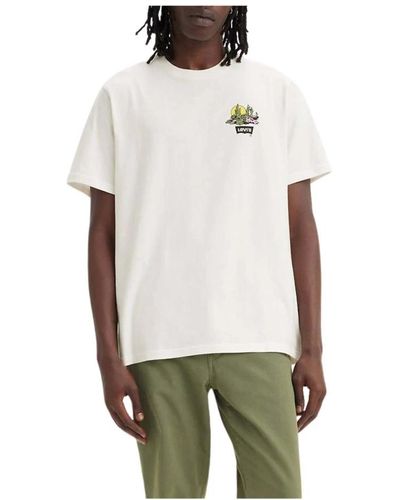 Levi's Cacti club t-shirt levi's - Weiß
