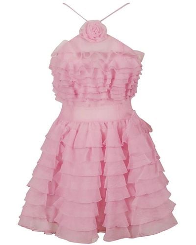 STAUD Short Dresses - Pink