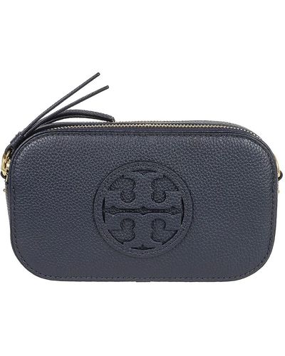 Tory Burch Bolso mini bandolera azul marino