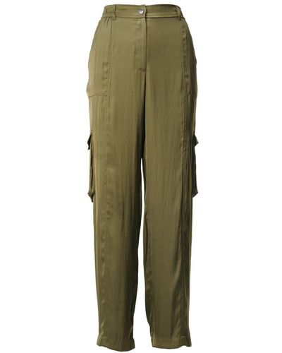Lala Berlin Trousers > tapered trousers - Vert