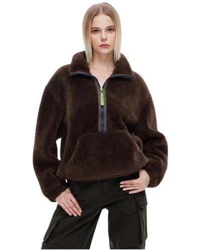 Miss Sixty Jackets > faux fur & shearling jackets - Noir