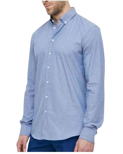 Calvin Klein Casual Shirts - Blue