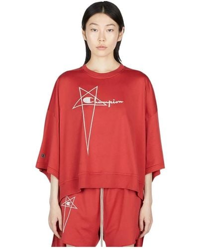 Rick Owens Tops - Rosso