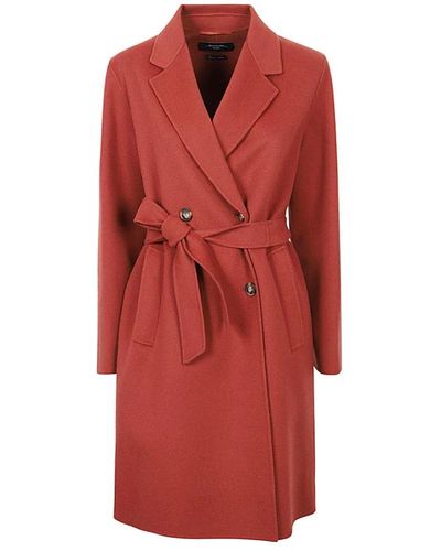 Weekend by Maxmara Doppelter wollmantel - Rot