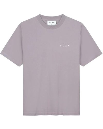 OLAF HUSSEIN Tops > t-shirts - Violet