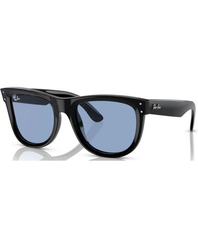 Ray-Ban Wayfarer reverse gafas de sol negro/azul