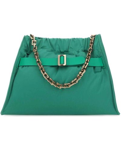 Boyy Emerald scrunchy jumbo handtasche - Grün