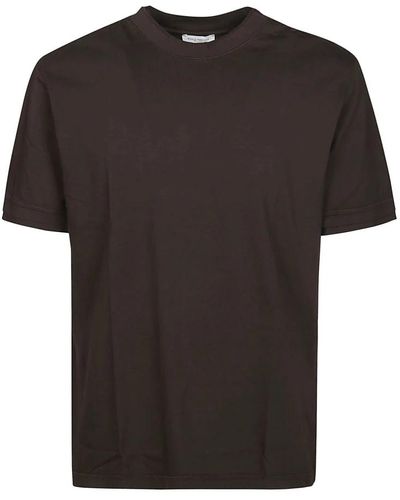 Paolo Pecora Doppelter kragen stilvolles t-shirt - Schwarz