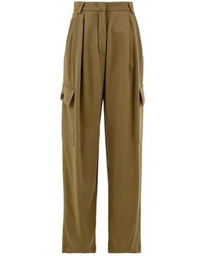 Attic And Barn Tapered Trousers - Green