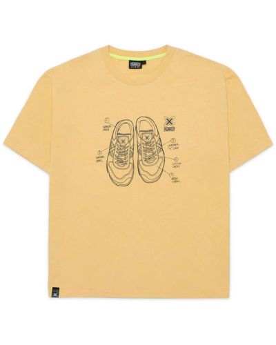 Munich Vintage casual t-shirt sneakers - Gelb