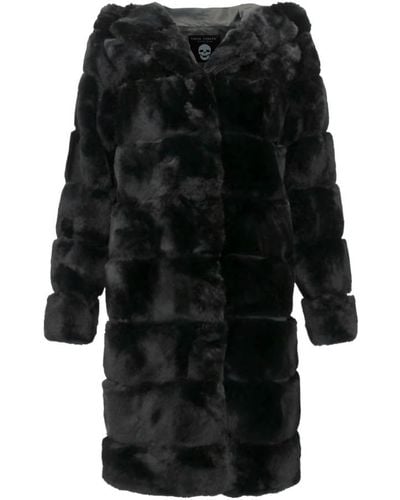 Gentile Bellini Faux Fur & Shearling Jackets - Black