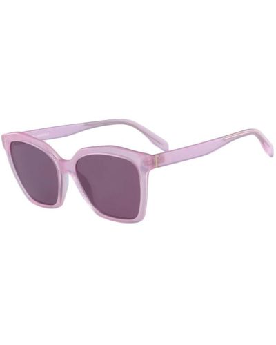 Karl Lagerfeld Mode sonnenbrille in hellrosa/violett - Lila