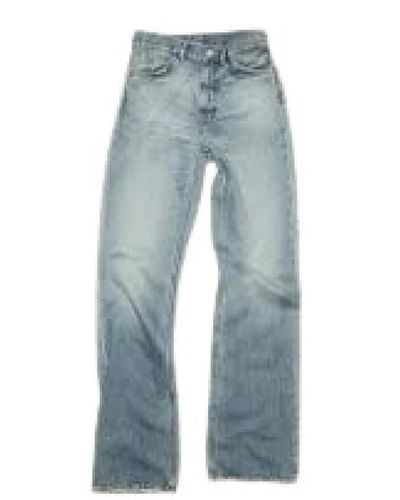 Acne Studios Jeans > straight jeans - Bleu