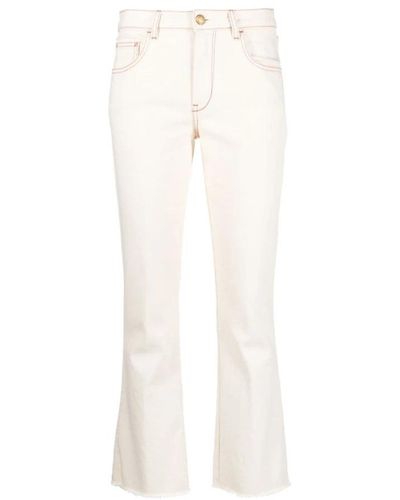 Fay Boot-Cut Jeans - White