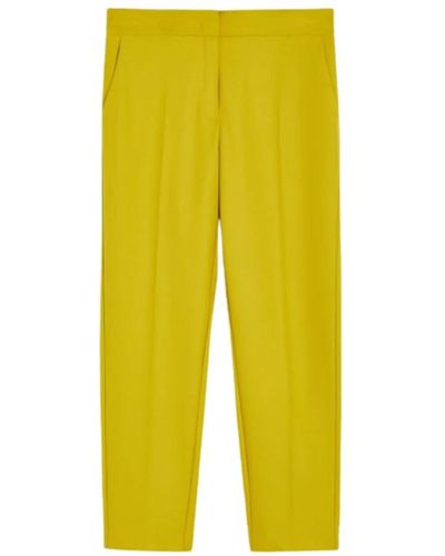 iBlues Straight trousers - Gelb