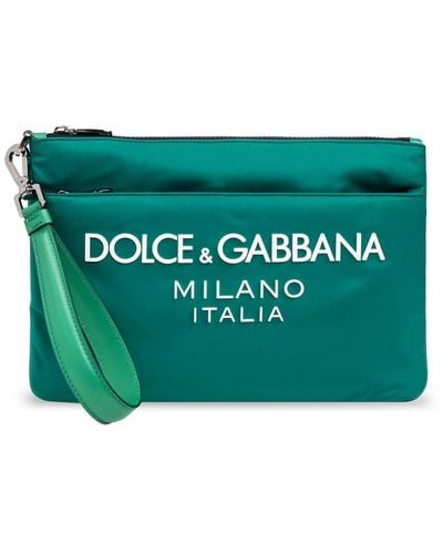 Dolce & Gabbana Pochette con logo - Verde