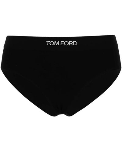 Tom Ford Jersey slip kleid - Schwarz
