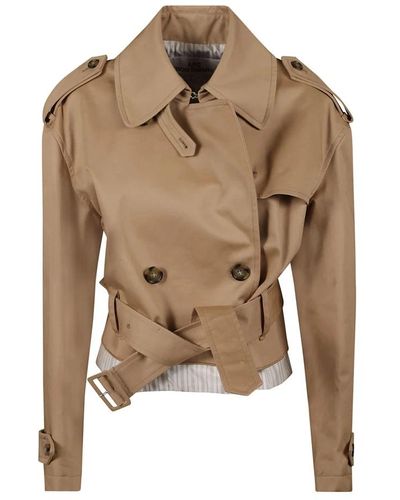 A.P.C. Cappotto horace trench - Marrone