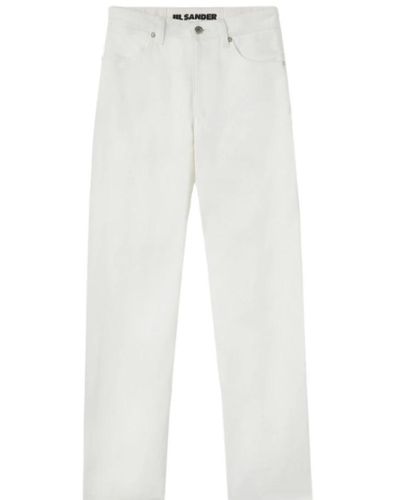 Jil Sander Straight Jeans - White