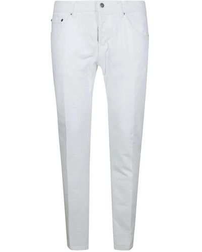 Dondup Straight Pants - White