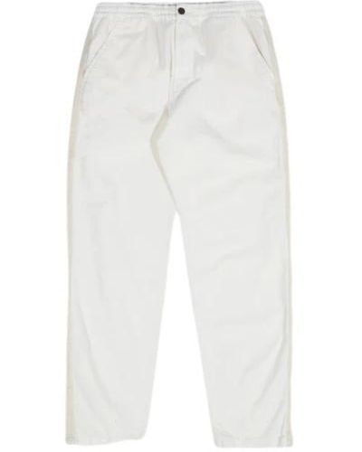 Universal Works Pantaloni della tuta affusolati - Bianco