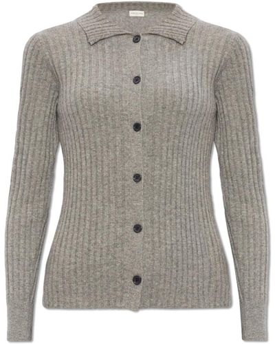 Dries Van Noten Cardigan in cashmere - Grigio