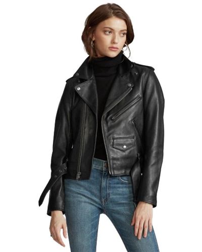 Polo Ralph Lauren Jackets > leather jackets - Noir