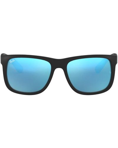 Ray-Ban Rb4165 occhiali da sole justin mix di colori polarizzati - Blu