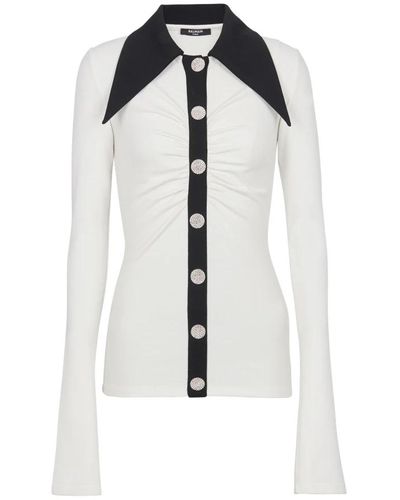 Balmain Blouses & shirts > blouses - Blanc